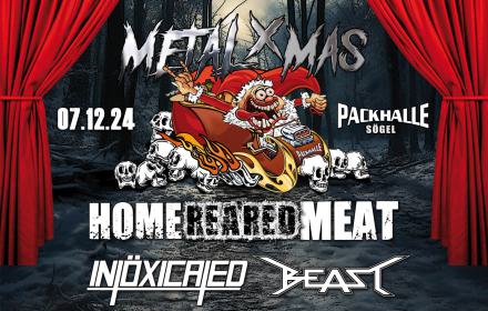 Am Samstag, dem 07.12.2024, findet das letzte Konzert in 2024 statt und es ist bereits Tradition, dass wir Euch mit dem Metal (oder Heavy) X Mas Konzert noch einmal so richtig viel Lautstärke um die Ohren ballern. Dies wird vermutlich auch am Samstag der 