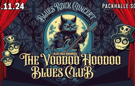 Am 16.11.2024 haben wir wieder ein Blues Konzert mit The Voodoo Hoodoo Blues Club und Rusty Nails. 